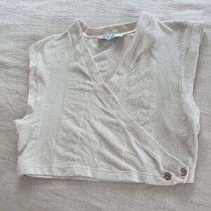 Free People FP Beach wrap vest- XL